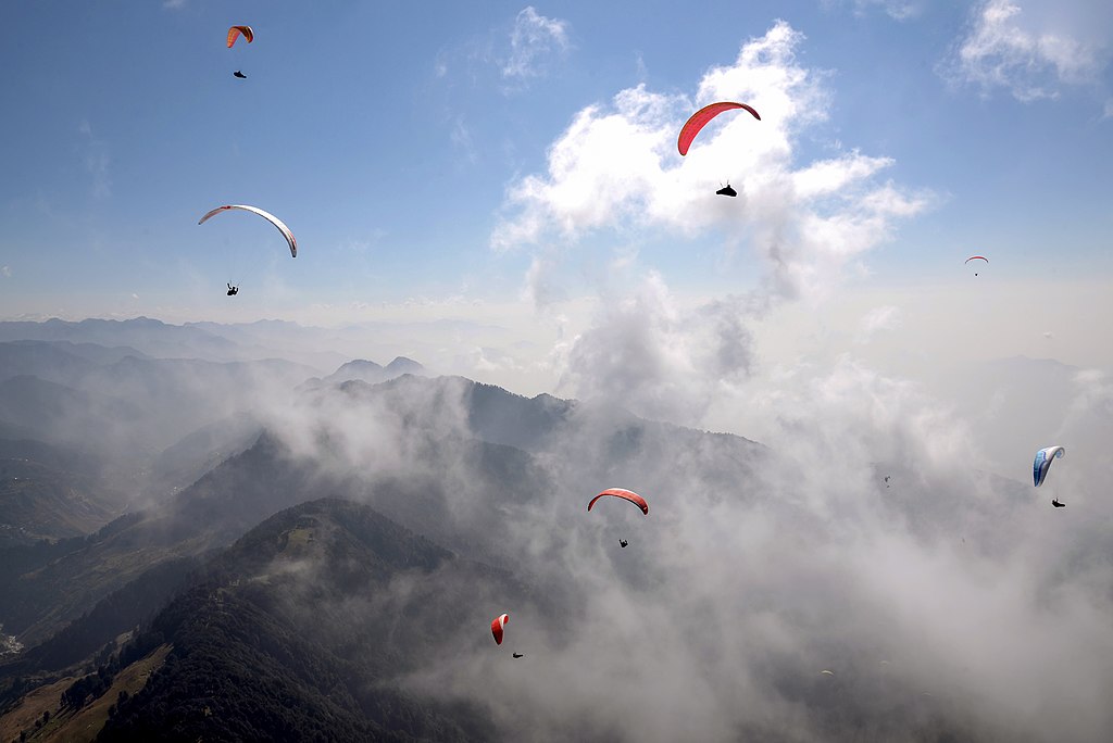 Paragliding in Bir Billing - Top Adventure Activities in India