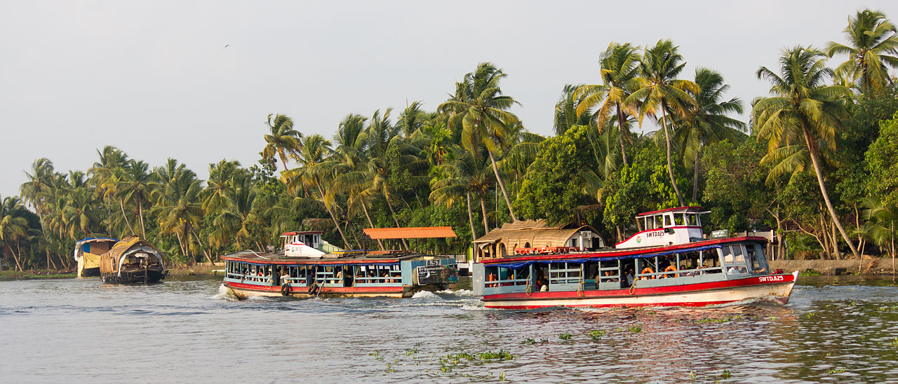 Backwaters of Alleppey - Tourist Attractions in Kerala