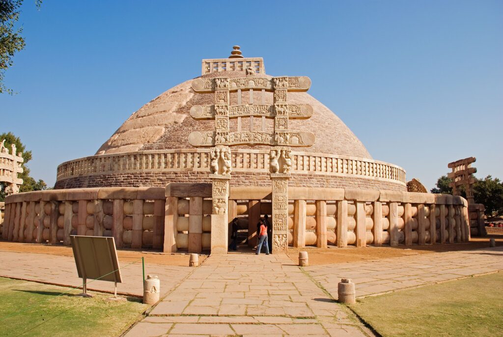 Buddhist Monuments at Sanchi, Madhya Pradesh - List of UNESCO World Heritage Sites in India Buddhist Monuments at Sanchi, Madhya Pradesh, India