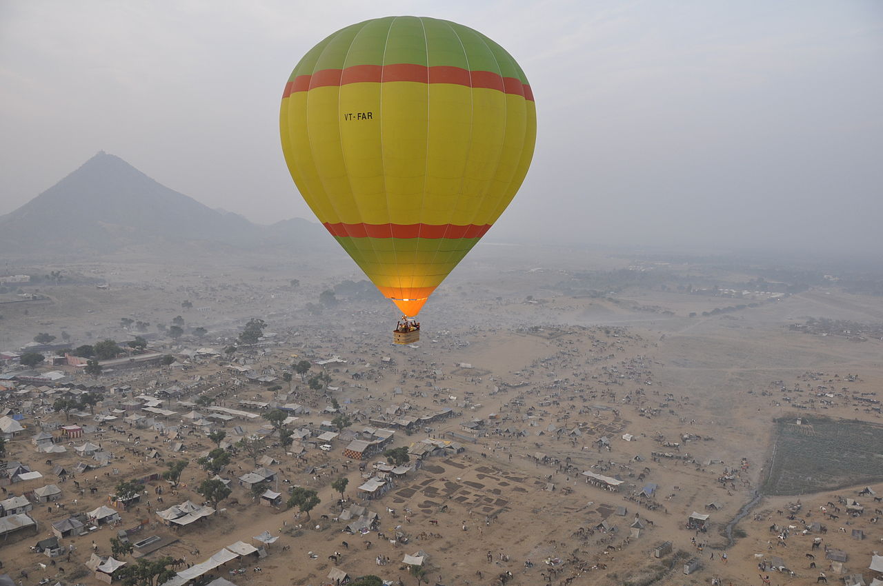 Hot air balloon ride in Jaipur