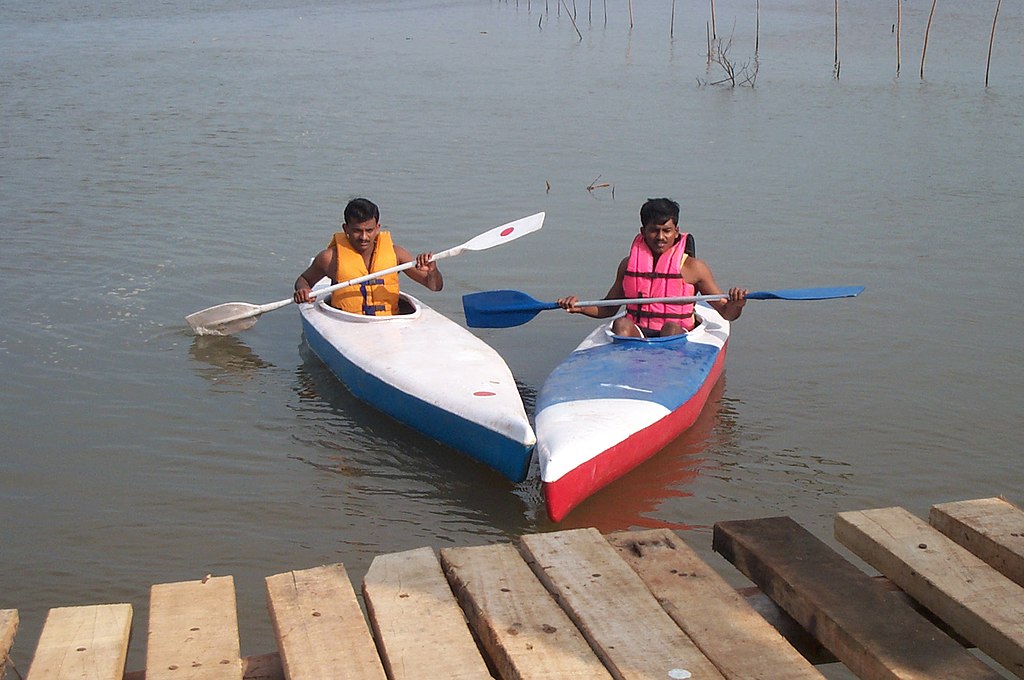 Kayaking in Mandovi River