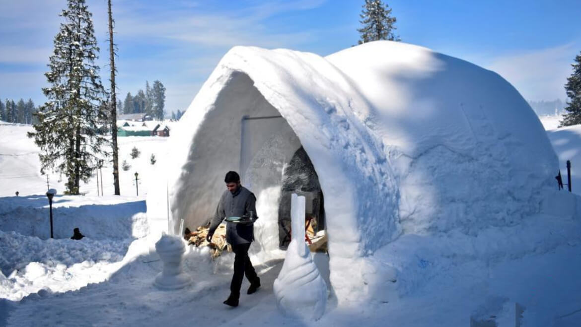 The Igloo Cafe in Gulmarg