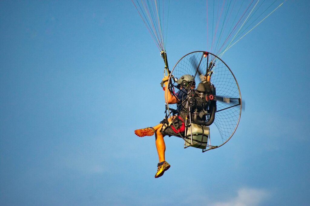 Paramotoring in Corbett National Park