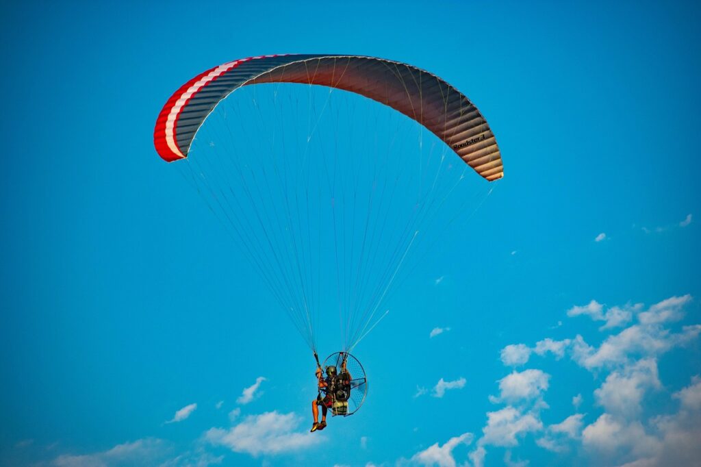 Paramotoring in Corbett National Park